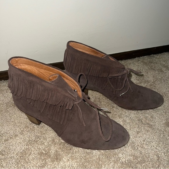 Gentle Souls by Kenneth Cole Women’s Bettie Leather Ankle Boots Size 11M - Picture 7 of 13